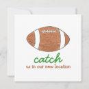 Recherche de nouvel emplacement invitations Changement d'adresse