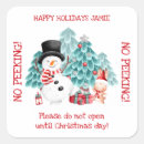 Zoek naar gluur stickers Kerstcadeau label