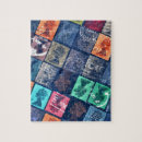 Recherche de timbres puzzles Rétro