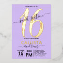 Recherche de de lavande anniversaire invitations Contemporain