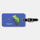 Recherche de lézard vert bagages étiquettes Caméléon