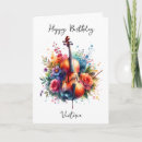 Recherche de coucou vœux cartes Violoncelle