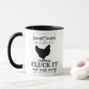 Recherche de humour poulet tasses Typographie