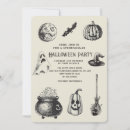 Recherche de chat noir halloween invitations Parti