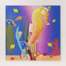 Recherche de hippocampe puzzles Coloré