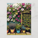 Recherche de clematis cartes postales Trellis