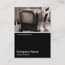 Recherche de télévision cartes visite Moderne