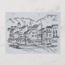 Recherche de port franc cartes postales Dessin