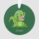 Recherche de dinosaure vert ornements T rex