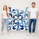 Zoek naar kobalt dekens Design