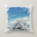 Recherche de tempête de neige coussins Blanc