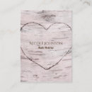Recherche de mariage rustique cartes visite Campagne