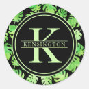 Recherche de feuille tropical autocollants Philodendron