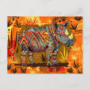 Recherche de motif africain cartes postales Tribal