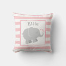 Recherche de petite fille mignonne coussins Éléphant