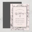 Recherche de croquis invitations Fleurs esquissées