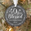 Recherche de 40 ans de mariage cadeaux Quarantième