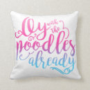 Recherche de caniche rose coussins Filles