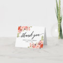 Recherche de coral floral vœux cartes Vintage