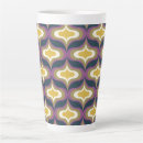 Recherche de motif vert et blanc tasses Vintage