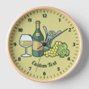 Recherche de bouchon posters horloges Vin