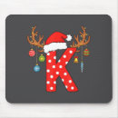Recherche de lettre k tapis souris Monogramme