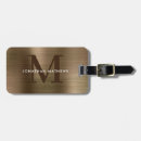 Recherche de metal luggage tags Métal brossé