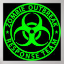 Recherche de risque biologique posters Zombies