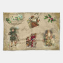 Recherche de collage vintage cuisine linges Victorien