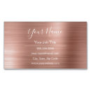 Recherche de carte or rose cartes visite Professionnel