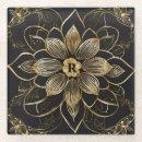 Recherche de mandala dessous de verres Monogramme