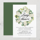 Recherche de hydrangea baby shower invitations Aquarelle