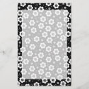 Zoek naar zwarte witte bloemen briefpapier Zwart en wit