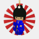 Recherche de kokeshi ornements Kawaii