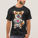 Zoek naar corgi heren tshirts Papa