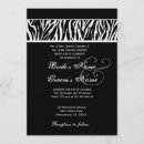 Recherche de zèbre mariage invitations Animal