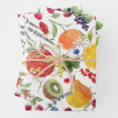 Recherche de motif kiwi papier cadeau Orange