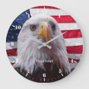Recherche de drapeau américain rond horloges Patriotique