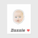 Recherche de tête autocollants Bébé