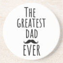 Zoek naar vader onderzetters Snor