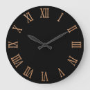 Zoek naar roman numerals klokken Zwart