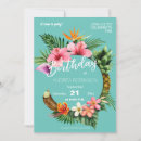 Recherche de hawaiian anniversaire invitations Hawaïen
