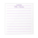 Recherche de ligne blocsnotes Teacher