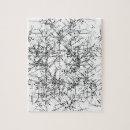 Recherche de linéaire puzzles Noir et blanc