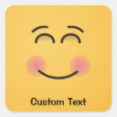 Recherche de joues autocollants Sourire
