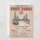 Recherche de my first rodeo invitations Cowboy