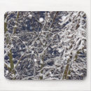 Recherche de neige couverte tapis souris Arbre