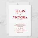 Recherche de rouge clair invitations Contemporain