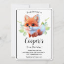 Recherche de dessin de renard invitations Animaux de la forêt