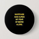 Recherche de mariage humour badges Typographie